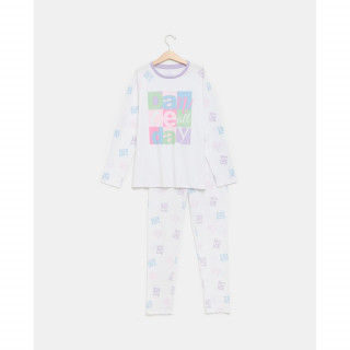 BLUKIDS PIDZAMA BRIGHT WHITE