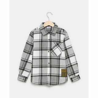 BLUKIDS KOSULJA DUG RUKAV NEUTRAL GRAY