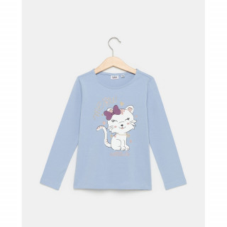 BLUKIDS MAJICA DUG RUKAV CASHMERE BLUE