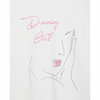 BLUKIDS PIDZAMA WHITE/PINK