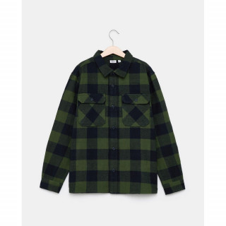 BLUKIDS KOSULJA DUG RUKAV BLUE CHECK