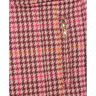 BLUKIDS PANTALONE BROWN CHECK