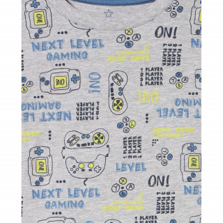 BLUKIDS PIDZAMA GREY MELANGE
