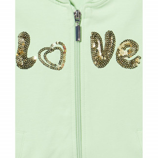 BLUKIDS DUKS SA KAPULJACOM PASTEL GREEN