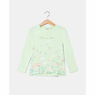 BLUKIDS MAJICA DUG RUKAV PASTEL GREEN