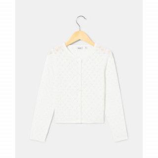BLUKIDS KARDIGAN BRIGHT WHITE