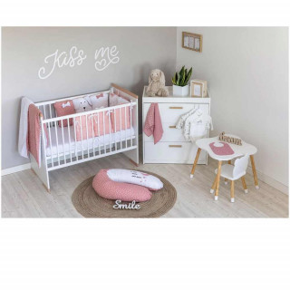 BUBABA POSTELJINA SET 12 DELOVA CUVARI SNA ROZE