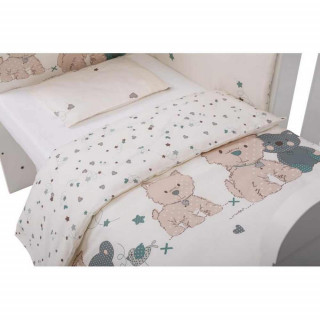 BUBABA POSTELJINA SET 6 DELOVA ROMANTIC MEDVEDIC