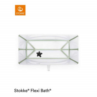 STOKKE KADICA FLEXI BATH X-LARGE TRANSPARENT GREEN KADICA