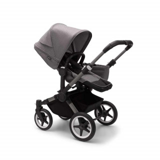 BUGABOO KOLICA DONKEY 5 MONO COMPLETE GRAPHITE/GREY MELANGE-GREY MELANGE