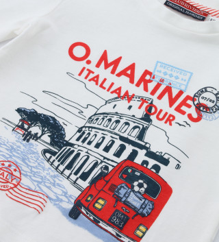 ORIGINAL MARINES MAJICA DUG RUKAV ITALIAN RIVIERA