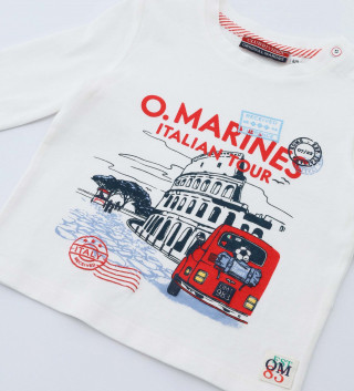 ORIGINAL MARINES MAJICA DUG RUKAV ITALIAN RIVIERA