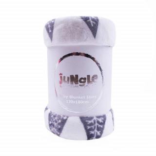 JUNGLE XM01 CEBE ZVEZDICA 130X180CM BELO SIVA