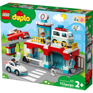 LEGO DUPLO TOWN PARKING GARAGE AND CAR WASH 