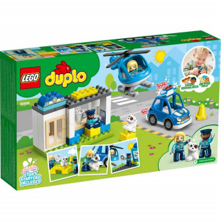 LEGO DUPLO TOWN POLICE STATION & HELICOPTER