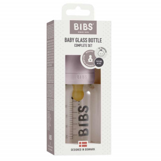 BIBS STAKLENA FLASICA 110ML DUSKY LILAC 