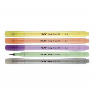 MILAN LAJNERI PASTEL 0.4MM SET 5 BOJA