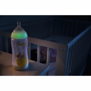 NUK PL.FLASICA SA SVETLECIM EFEKTOM 300ML 6-18M