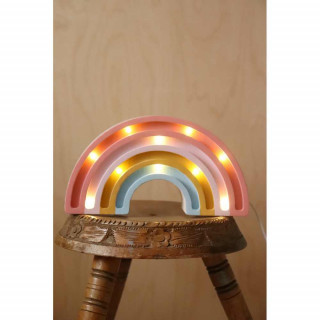 TWO N KIDS LED MINI LAMPA DUGA ROZE