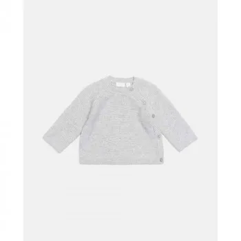BLUKIDS DZEMPER CARDIGAN TRICOT GREY GRE MELANGE 