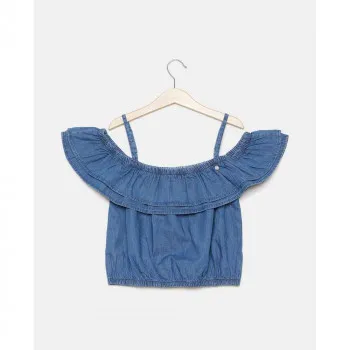 BLUKIDS KOSULJA SHIRT DENIM MEDIUM BLUE 