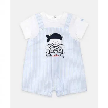 BLUKIDS ZEKA PAGLIACCETTO BOY STRIPES WHITE 