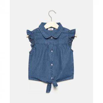 BLUKIDS KOSULJA BLOUSE MEDIUM BLUE 