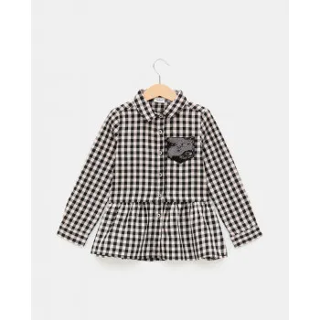 BLUKIDS KOSULJA SHIRT PINK CHECK 