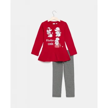 BLUKIDS TRENERKA KOMPLET JOGGING SET RACING RED 