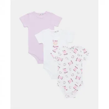 BLUKIDS BODI KRATAK RUKAV SISTER LILAC SNOW 