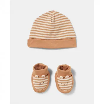 BLUKIDS SET KAPA I POPKE PRALINE 
