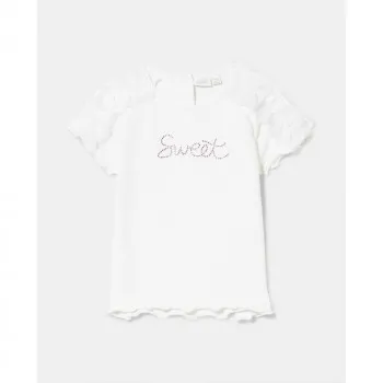 BLUKIDS MAJICA DUG RUKAV BRIGHT WHITE 