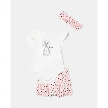 BLUKIDS SET MAJICA DUG RUKAV I HELANKE BRILLIANT WHITE 