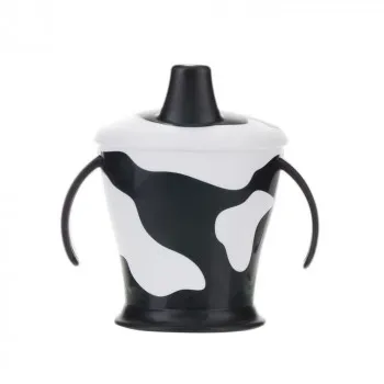 CANPOL BABY NON SPILL SOLJA SA RUCKAMA 31/404 250ML  COW  - BLACK 