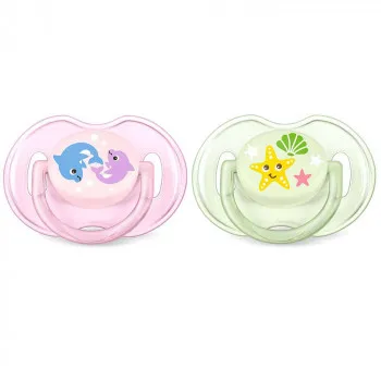 AVENT VARALICA SILIKON CLASSIC 0-6M 2/1  ZA DEVOJCICE 