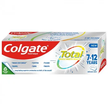 COLGATE KIDS PASTA ZA ZUBE TOTAL JUNIOR 7-12 GOD, 50ML 