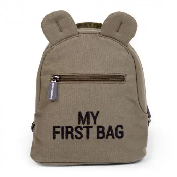 CHILDHOME RANAC ZA VRTIĆ MY FIRST BAG CHILDRENS BACKPACK  CANVAS  KHAKI 