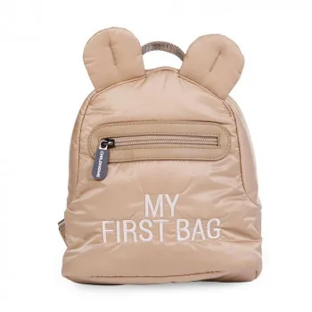 CHILDHOME RANAC ZA VRTIĆ MY FIRST BAG CHILDRENS BACKPACK  PUFFERED  BEIGE 