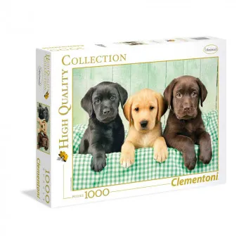 CLEMENTONI PUZZLE PZL 1000 I TRE LABRADOR-THREE LABS HQC 