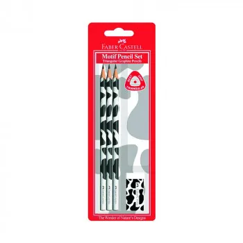 FABER CASTELL GRAFITNA OLOVKA FC SET 1/4 POLYBLISTER KRAVICA 