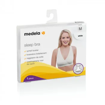 MEDELA SLEEP BRA - GRUDNJAK ZA SPAVANJE VELICINA M BELI 