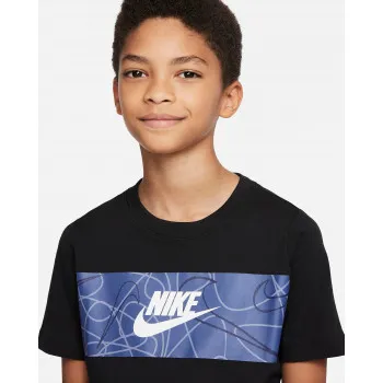 NIKE MAJICA KRATAK RUKAV B NSW FUTURA PANEL TEE 