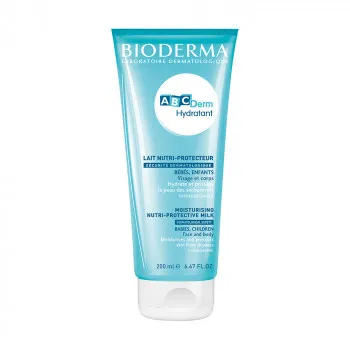 BIODERMA ABCDERM HYDRATANT  HIDRATANTNO MLEKO ZA LICE I TELO 200 ML 