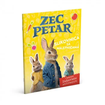 BEATRIX POTTER ZEC PETAR - SLIKOVNICA SA NALEPNICAMA 