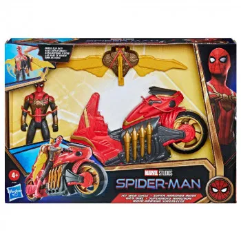 SPIDERMAN NWH INTEGRATED SUIT 6IN FIG N VHCLE 
