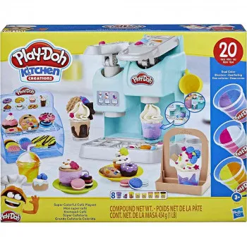 PLAY DOH SUPER COLORFUL CAFE PLAYSET 