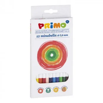 PRIMO BOJE DRVENE 12BOJA FI3,8MM MINABELLA  CMP 522MINAB12 BLISTER 