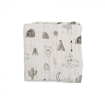 BIMBIDREAMS MUSLIN PREKRIVAC SIVA 