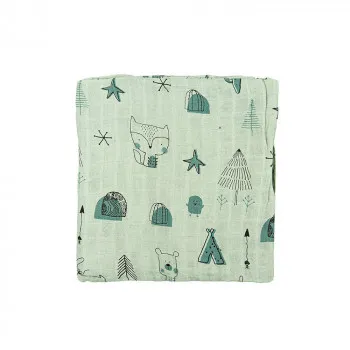BIMBIDREAMS MUSLIN PREKRIVAC 56433756 TIRKIZ 