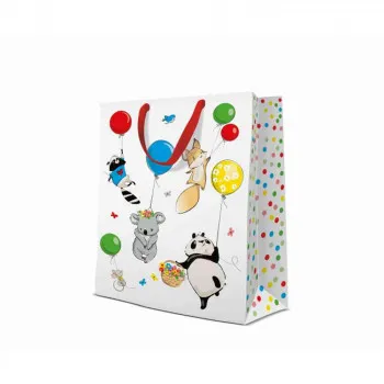 UKRASNA KESA ANIMALS PARTY 30X41X12CM 